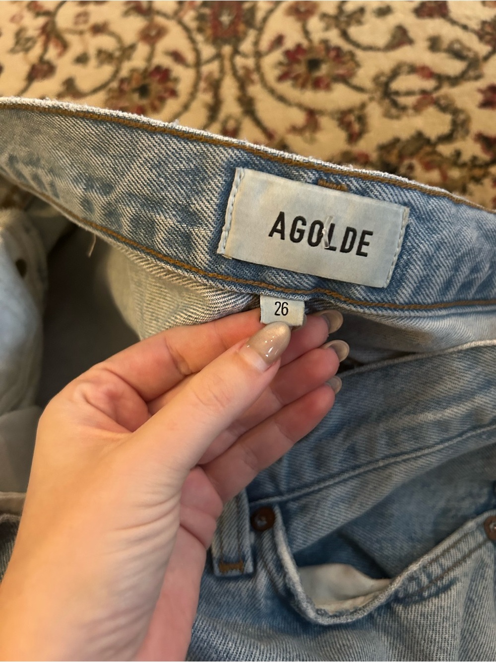 Agolde Low Rise Boot Jeans - Picture 4 of 5